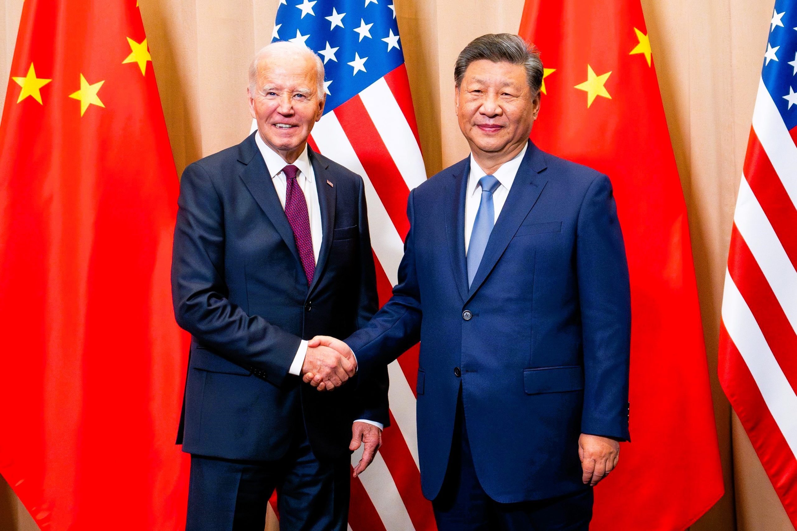 Chinese President Xi Jinping and U.S. President Joe Biden meet at the G20 summit in Rio de Janeiro, engaging in discussions on global economic and geopolitical issues
