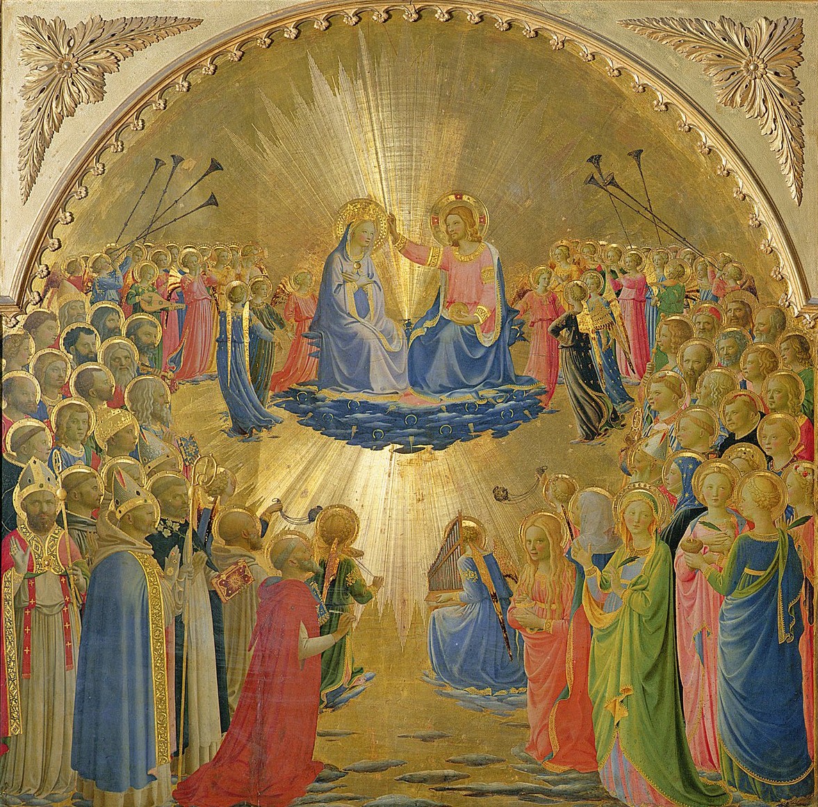 Fra Angelico, The Coronation of the Virgin, c.1440 (tempera on panel)