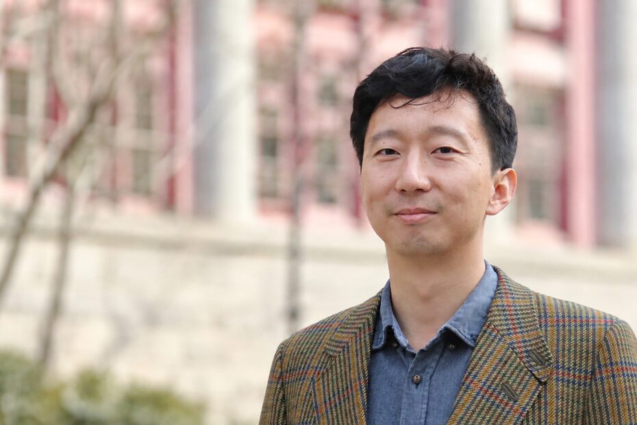 Xiaoyu Lu, professor at Peking University’s School of International Studies, pictured outdoors in an academic setting